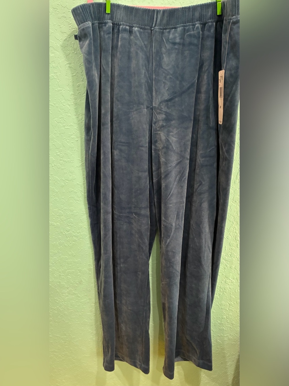 Lauren Ralph Lauren Women’s 2X plus velour pants NWT blue teal